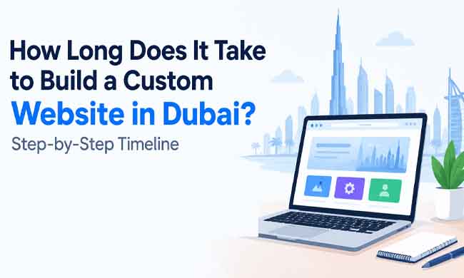 Custom website development timeline in Dubai step by step guide by HubSol