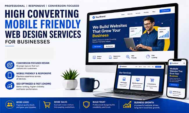 High Converting Mobile Friendly Web Design Services for Businesses