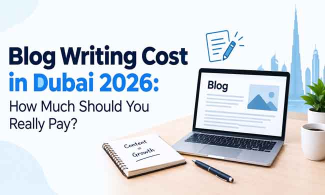 Blog Writing Cost in Dubai 2026 – Pricing Guide by HubSol