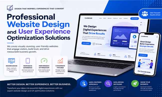 Professional Website Design and User Experience Optimization Solutions