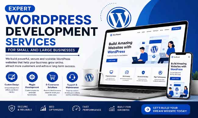 Professional WordPress Development Services for Business Growth and Performance